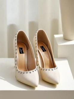 Damskie czółenka na szpilce z dżetami Koscalle Szpilki|Klasyczne