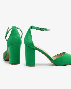 Sale Damskie czółenka z cyrkoniami Britica Klasyczne