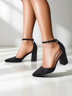 Clearance Damskie czółenka eko zamszowe Caldesse Klasyczne