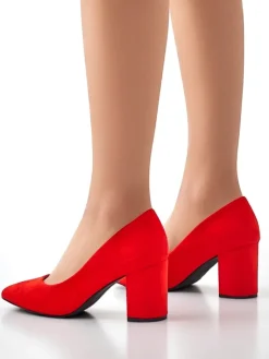 New Damskie czółenka eko zamszowe Ugandes Klasyczne