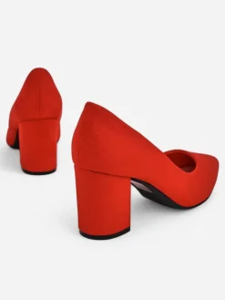 New Damskie czółenka eko zamszowe Ugandes Klasyczne