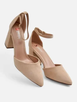 Sale Damskie czółenka eko zamszowe Caldesse Klasyczne