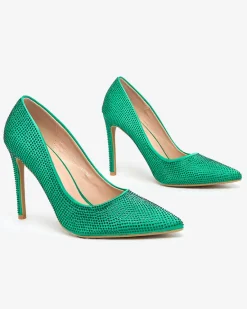 Best Damskie czółenka z cyrkoniami Griccos Szpilki|Klasyczne