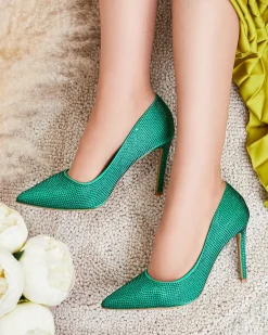 Best Damskie czółenka z cyrkoniami Griccos Szpilki|Klasyczne