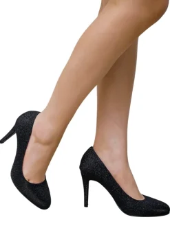 Best Damskie czółenka z brokatem Shinles Buty Na Wielkie Wyjście|Szpilki