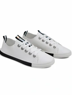 Best Damskie eko skórzane trampki Tarene Trampki