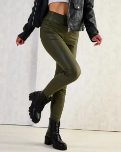 Best Damskie eko-skórzane legginsy Eko Skórzane|Legginsy / Tregginsy