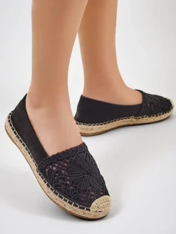 New Damskie espadryle ażurowe Verela Espadryle Płaskie