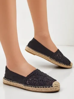 New Damskie espadryle ażurowe Verela Espadryle Płaskie