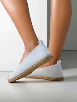 Clearance Damskie espadryle eko zamszowe Aroles Espadryle Płaskie