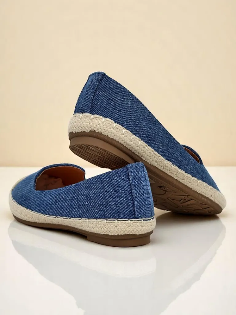 Best Damskie espadryle eko zamszowe Bombei Espadryle Płaskie