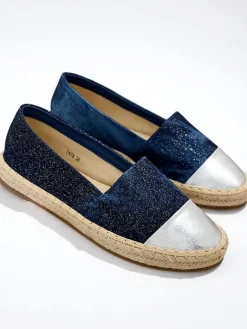 Hot Damskie espadryle a'la jeansowe Anerta Espadryle Płaskie