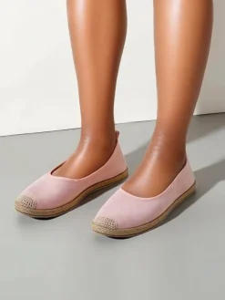 Hot Damskie espadryle eko zamszowe Aroles Espadryle Płaskie