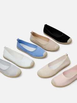 Hot Damskie espadryle eko zamszowe Aroles Espadryle Płaskie