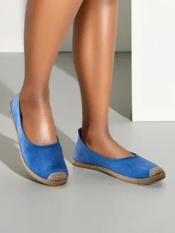 Hot Damskie espadryle eko zamszowe Aroles Espadryle Płaskie