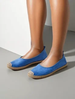 Hot Damskie espadryle eko zamszowe Aroles Espadryle Płaskie