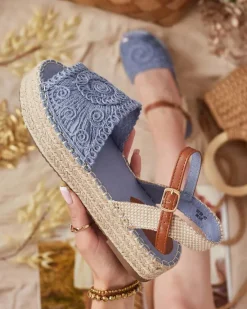 Sale Damskie espadryle Follet Espadryle Płaskie