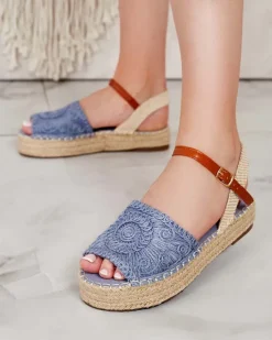 Sale Damskie espadryle Follet Espadryle Płaskie