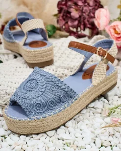 Sale Damskie espadryle Follet Espadryle Płaskie