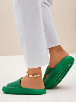 Damskie gumowe klapki Bree Klapki Płaskie