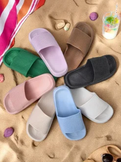 Damskie gumowe klapki Bree Klapki Płaskie