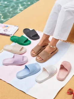 Damskie gumowe klapki Bree Klapki Płaskie