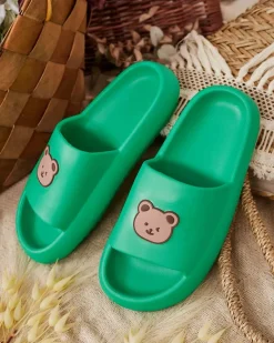 Clearance Damskie gumowe klapki Mabynn Klapki Basenowe|Klapki Płaskie