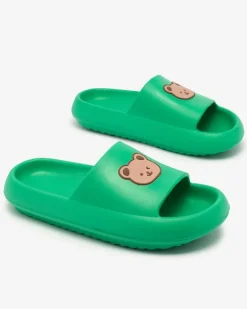 Clearance Damskie gumowe klapki Mabynn Klapki Basenowe|Klapki Płaskie