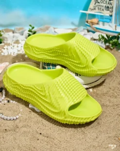 Best Damskie gumowe klapki Aroria Klapki Płaskie