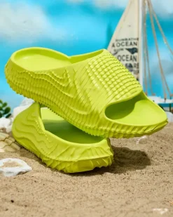 Best Damskie gumowe klapki Aroria Klapki Płaskie