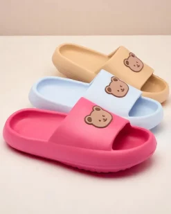 Damskie gumowe klapki Mabynn Klapki Basenowe|Klapki Płaskie