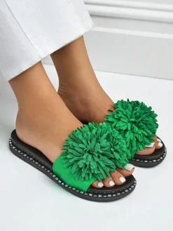 Best Damskie klapki na płaskiej podeszwie Flora Blide Klapki Płaskie