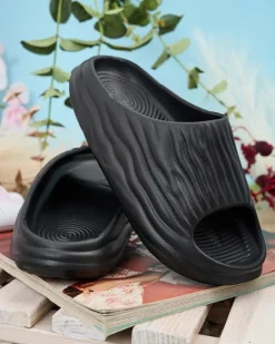 Damskie klapki gumowe Magged Klapki Płaskie