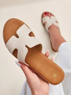 Clearance Damskie klapki na płaskiej podeszwie Casual Style Klapki Płaskie