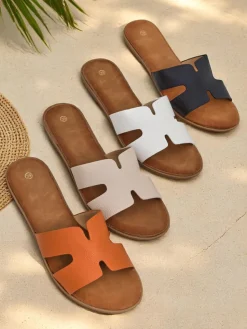 Clearance Damskie klapki na płaskiej podeszwie Casual Style Klapki Płaskie