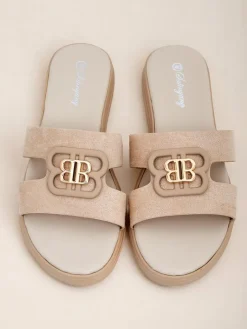 Best Damskie klapki na płaskiej podeszwie ChicStep Klapki Płaskie