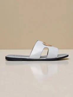 Sale Damskie klapki na płaskiej podeszwie Heart Chic Klapki Płaskie