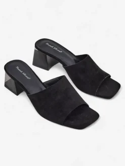 Discount Damskie klapki na ozdobnym obcasie Vollatie Klapki Na Obcasie