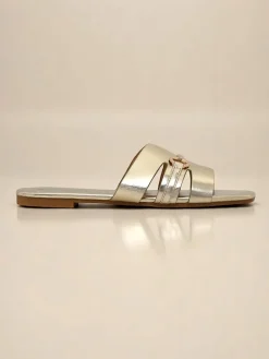 Best Damskie klapki na płaskiej podeszwie Lina Klapki Płaskie