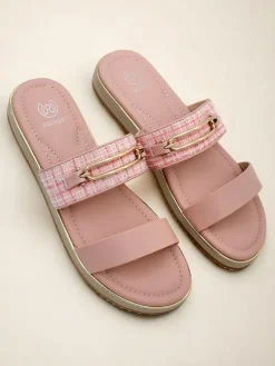 Clearance Damskie klapki na płaskiej podeszwie Mamma Klapki Płaskie