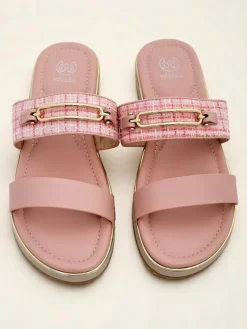 Clearance Damskie klapki na płaskiej podeszwie Mamma Klapki Płaskie