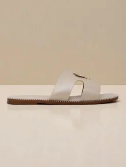 Outlet Damskie klapki na płaskiej podeszwie Heart Chic Klapki Płaskie