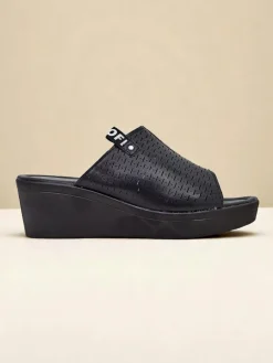 New Damskie klapki na koturnie Luna Wedge Klapki Na Obcasie