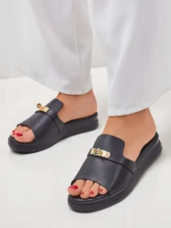 Damskie klapki na płaskiej podeszwie Raphsody Klapki Płaskie