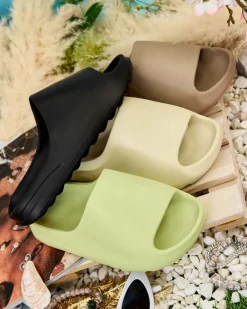 Best Damskie klapki gumowe Getter Klapki Płaskie