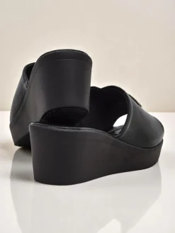 Online Damskie klapki na koturnie Elira Klapki Na Obcasie