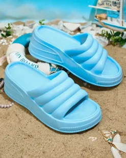 Sale Damskie klapki gumowe Kooli Klapki Płaskie