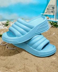 Sale Damskie klapki gumowe Kooli Klapki Płaskie