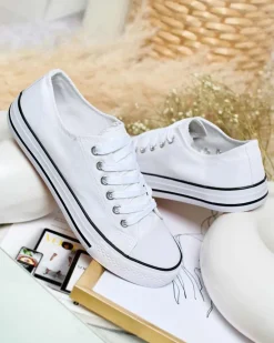 Outlet Damskie klasyczne sznurowane trampki Ogisea Trampki