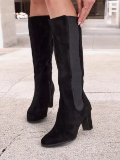 Online Damskie kozaki do kolana Wrioloc Kozaki Na Obcasie|Kozaki Bez Ocieplenia